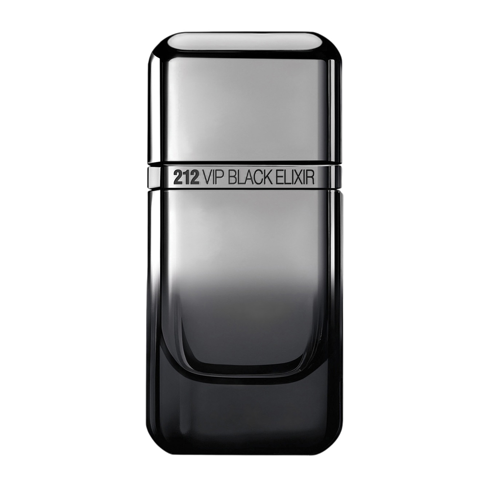 Carolina Herrera 212 Vip Black Elixir fragrance bottle