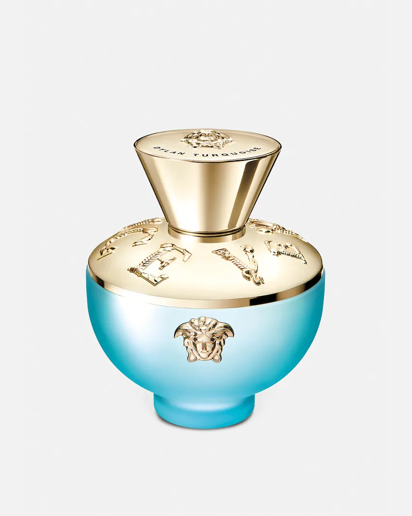 Versace Dylan Blue Turquoise fragrance bottle